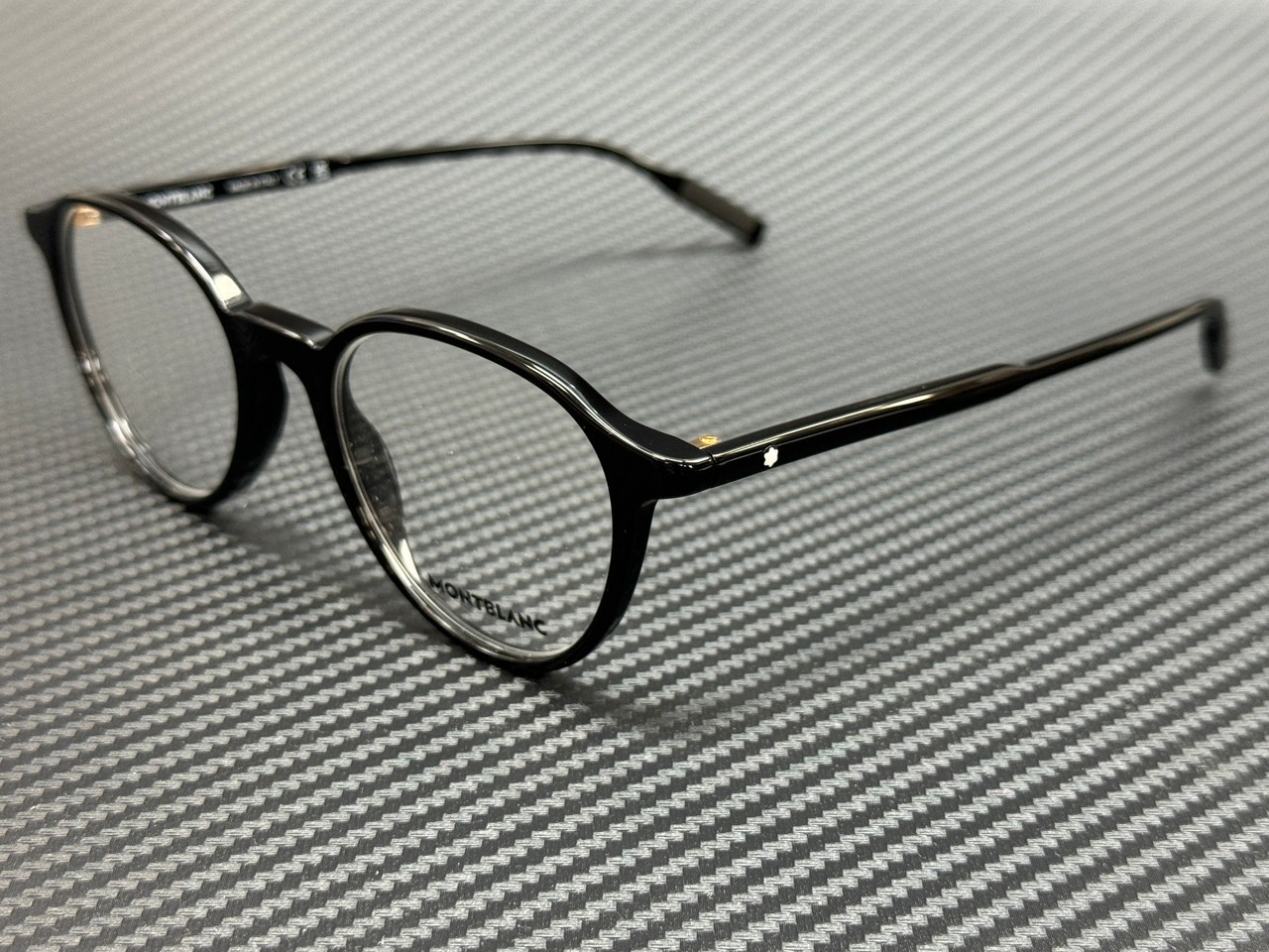 MONT BLANC MB0291O 001 Black Men Medium 50 mm Eyeglasses