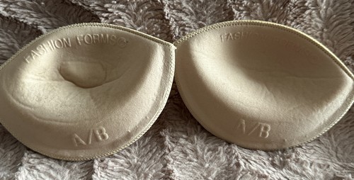 Fashion Forms Push Up Bra Contour Inserts Size A/B Beige One Set