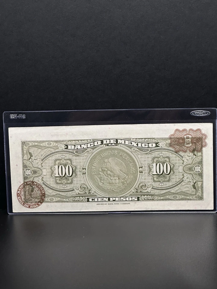 1972- $100 PESOS BANCO DE MÉXICO SELLO BAJO # 0050000- PIEZA MUY BONITA. Foto 2 de 4