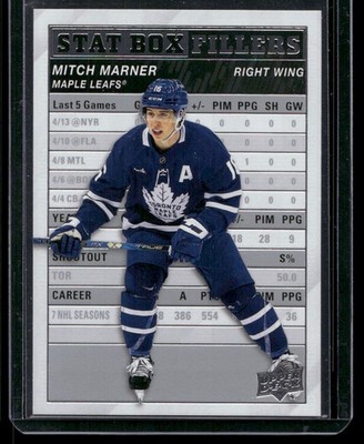 2023-24 Upper Deck #SB-7 Mitch Marner Stat Box Fillers