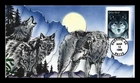 US COVER GRAY WOLF ARCTIC ANIMALS FIRST DAY ISSUE BELLER ALL OVER HAND PAINTED