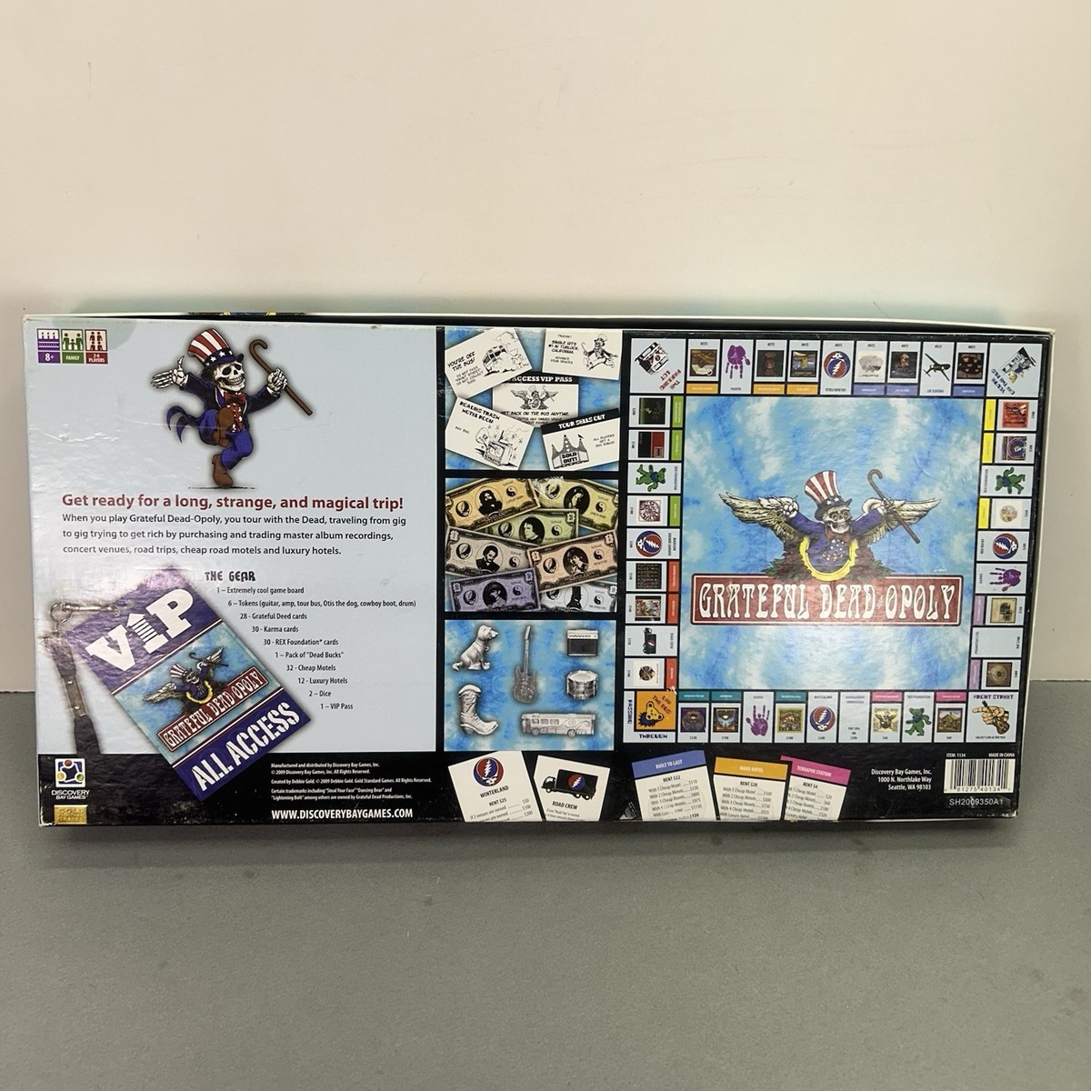 Discovery Bay Games Grateful Deadopoly Game Board - 1134 for sale