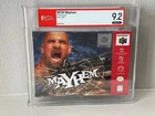 PSA 9.2 A+ WCW Mayhem N64 Nintendo 64 Factory Sealed, Not WATA CGC VGA