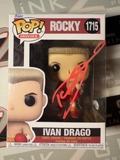 Dolph Lundgren Signed Ivan Drago Funko Pop! Autograph ACOA - Rocky Balboa