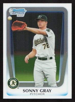 2011 Bowman Draft Picks & Prospects Sonny Gray Chrome 1st #BDPP35 Card
