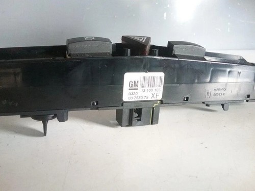 OPEL ASTRA H L48 Nebelscheinwerferschalter 13100105 1.40 Petrol 66kw 20371811