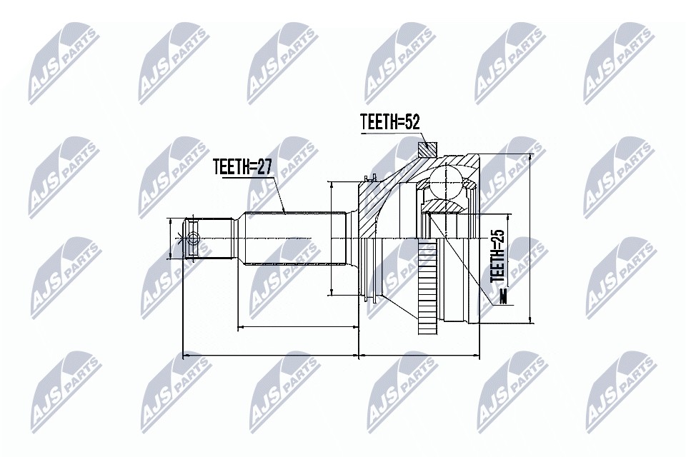 Fits NTY NPZ-HY-514 external joint ⭐UK Stock⭐ - Image 6