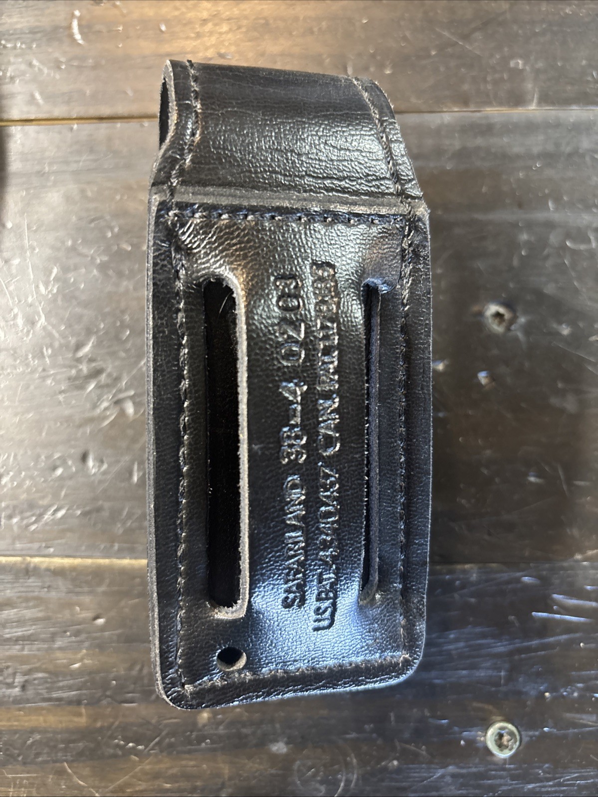 Jay-Pee Leather Police Duty Belt w/ Accessories Brass Hardware Size 40