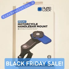 QUAD LOCK Motorcycle/Moto Handlebar Mount - NEW IN BOX (FREE SHIPPING!) 
