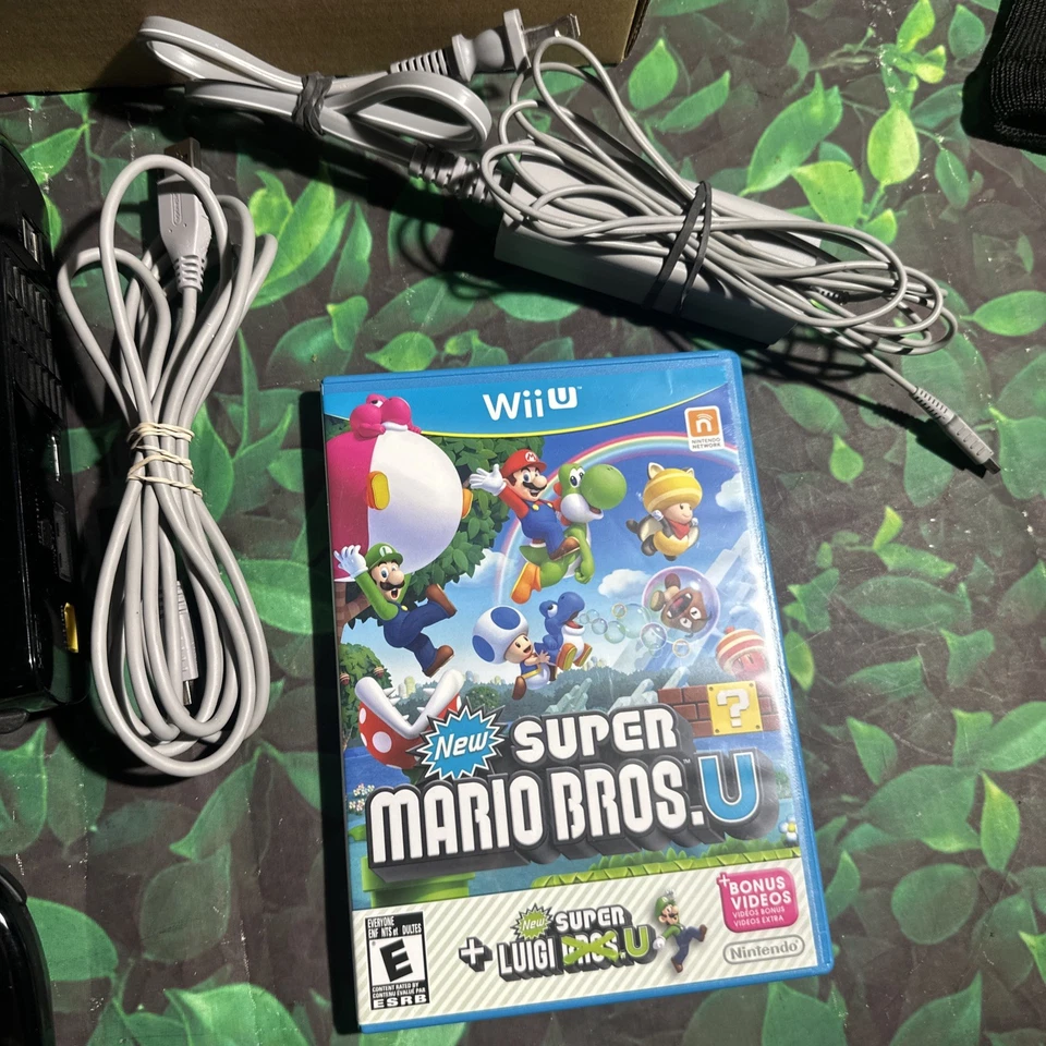 CONJUNTO DE LUXO 2013 NINTENDO Wii U edição Mario & Luigi 32GB CONSOLE COMPLETO FUNCIONA - Imagem 4 de 4