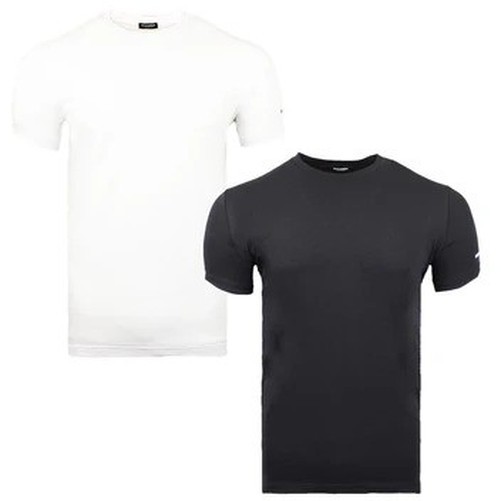 Мужская футболка Bi-Pack Dsquared2 DCX250070 Белая D2 В упаковке из 2 штук 26890₽