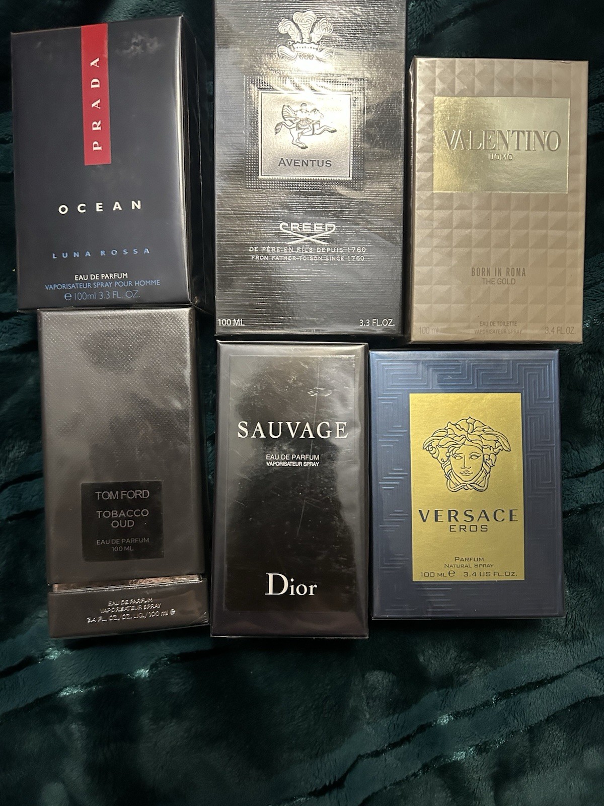 Prada Creed Valentino Tom Ford Dior Versace Men's Fragrances Spray 100mL