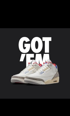 NEW Nike Air Jordan 3 Retro Seoul 2.0 IB1482-100 Men's Size 7.5 IN HAND