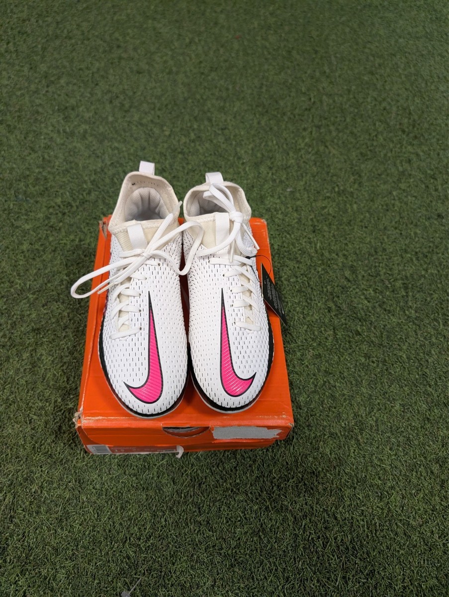 Nike Jr Phantom GT Academy DF FG/MG - White/Black/Pink | eBay