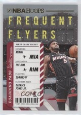 2020-21 Panini NBA Hoops Frequent Flyers Winter Derrick Jones Jr #2 0h0l