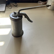 Vintage Oil Can Eagle Made In USA Silver 4โ Trigger Pump
