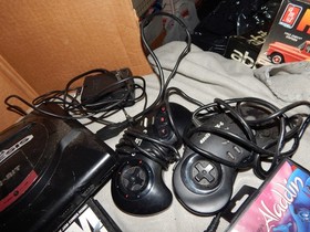 Vintage Sega Genesis 1601 16-Bit With 2 Controller & 11 Games Untested Parts