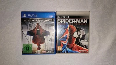 Spider-Man Shattered Dimensions Ps3 + The Amazing Spider-Man 2 Ps4 Bundle