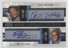 2004 Upper Deck Foundations Dual Endorsements Reggie Williams Roy Auto z5i