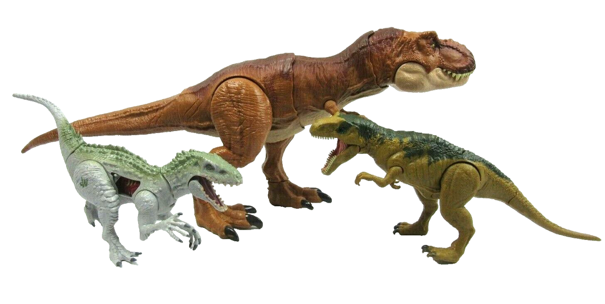 Jurassic Park World Thrash N Throw T-REX Stomp & Roar