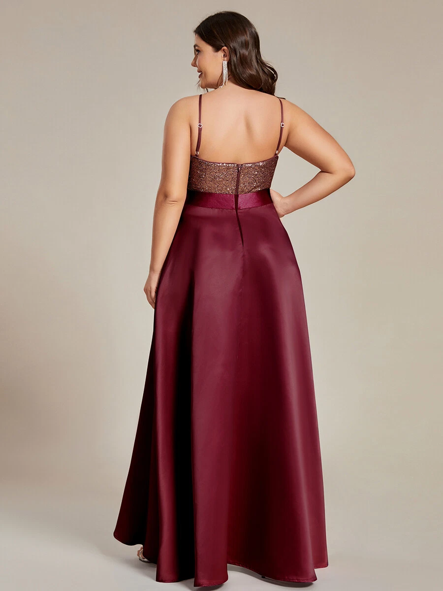 High low formal store dresses plus size