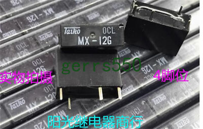1 pcs New Taikang Relay 4 pin 12V MX-12G 12VDC