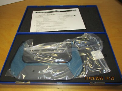 iGaging 35-040-150 Bügelmessschraube Mikrometer Digital Micrometer 5-6'' NEU