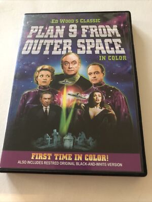 Plan 9 From Outer Space (DVD, 1959), Ed Wood Classic in color