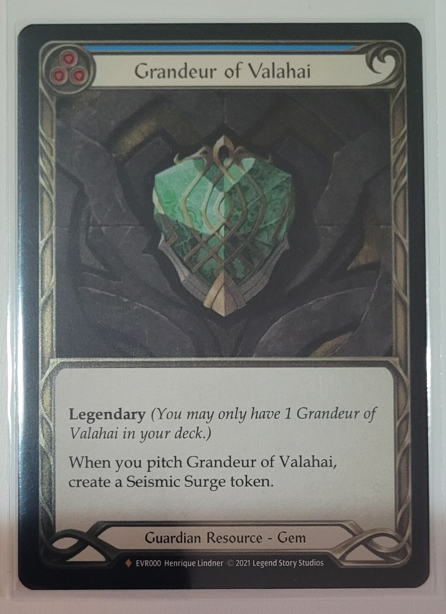 Grandeur of Valahai COLD FOIL Fabled EVR000 Everfest 1st