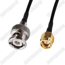 SMA Male to BNC Male Plug Lot Connector RG174 Pigtail Coax Cable for Wifi Radio