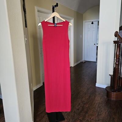 Gap Red Dress With Side Slit Size L | eBay