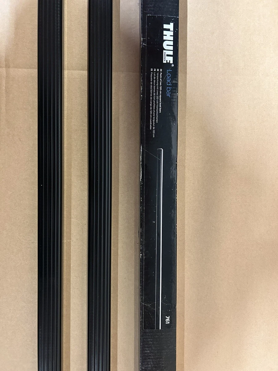 Thule 761 Load Bars x2 120cm Square roof bars