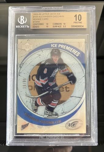 Alexander Ovechkin #103 2005 Upper Deck Ice card