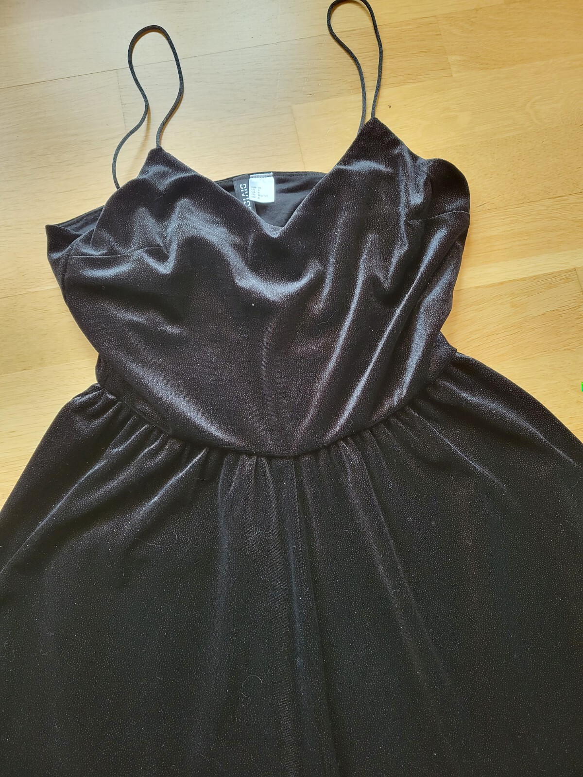 Eleganter schwarzer Hosenrock Jumpsuit Kurz v. H&M Gr. 38 Glitzer eBay