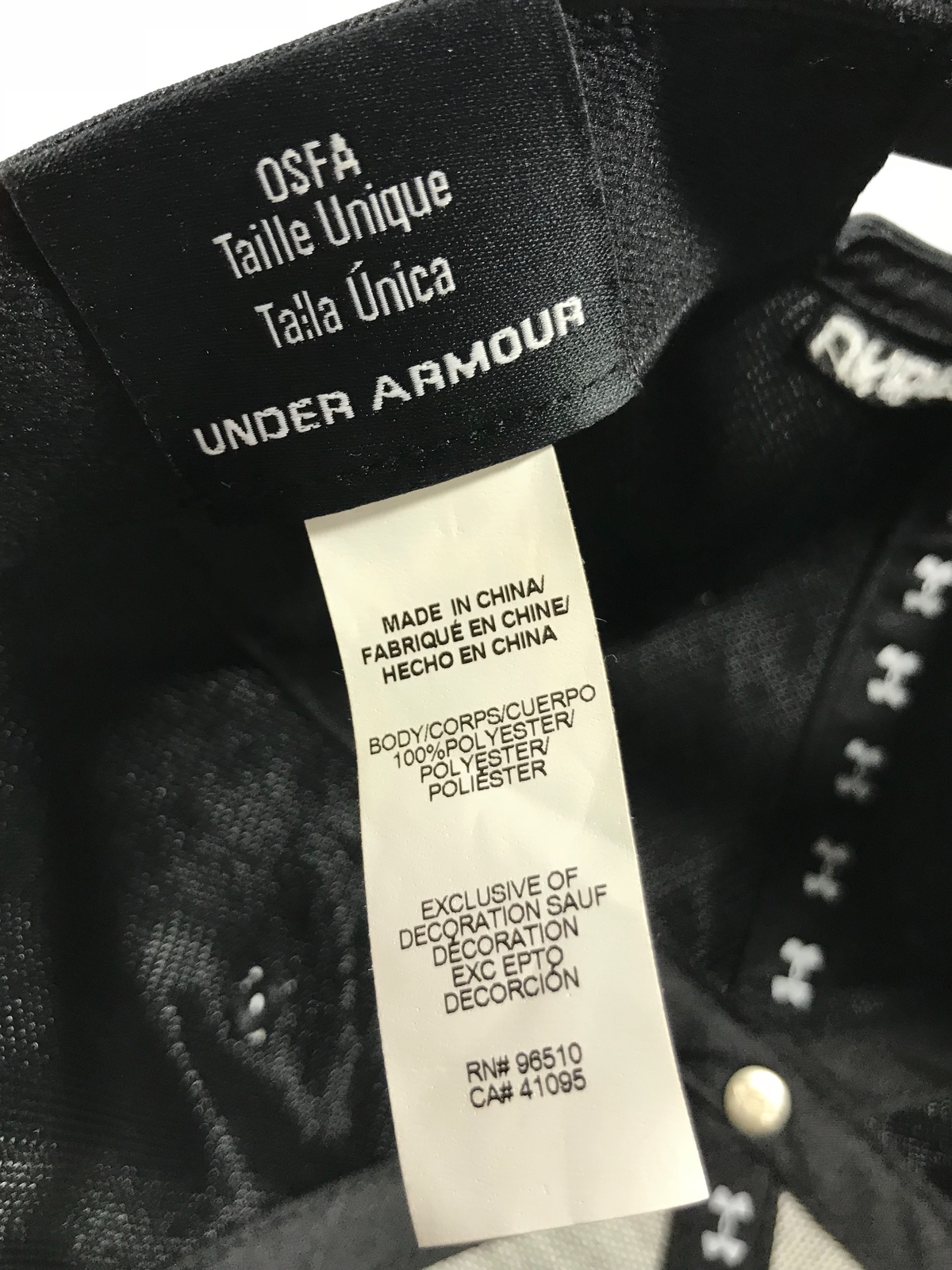 under armour 96510 hat