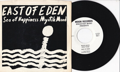 East Of Eden -Sea Of Happiness / Mystik Mood- 7'' 45 US, Moon Records 1984