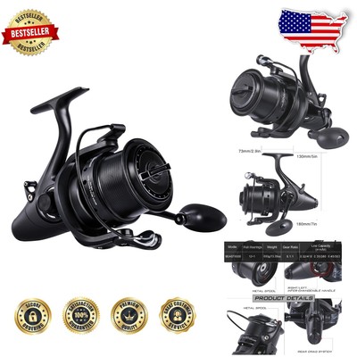 Ergonomic 12+1BB Fishing Reel for Ultimate Comfort - Carbon Body & Smooth Action