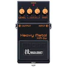 Boss HM-2W Waza Craft Heavy Metal Distortion Guitar Effects Pedal