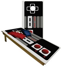 CORNHOLE BEANBAG TOSS GAME w Bags Game Boards Nintendo Set