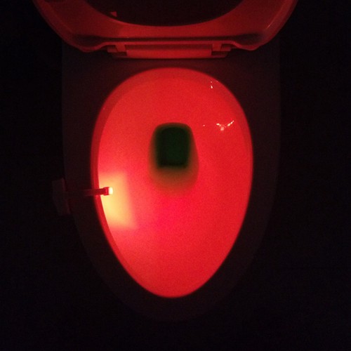 LED Toilet Light 2 Pieces Motion Sensor Toilet Night Light For Water Closet - Picture 23 of 24