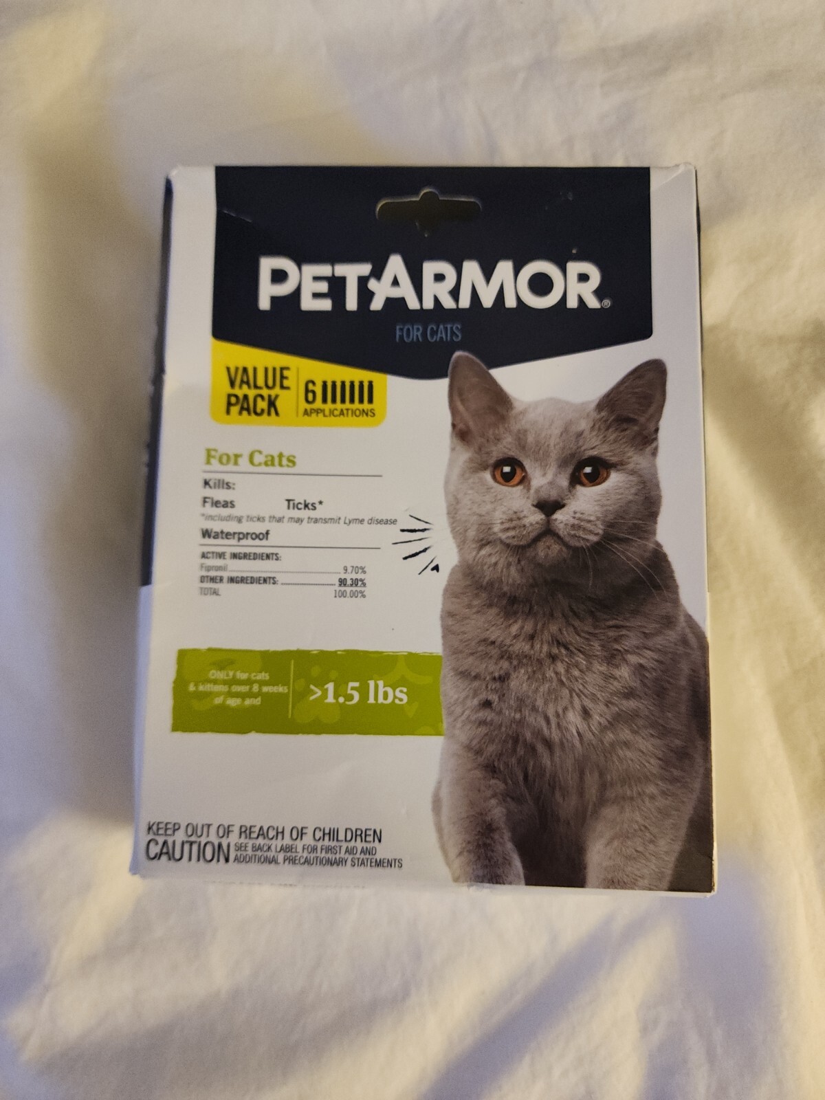 PetArmor Flea and Tick Treatment for Cats Value Pack of 6