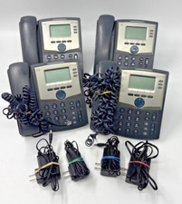 Cisco 3 Line IP Phone SPA303 with Chargers /Working Condition Lot Of 4 -TESTED
