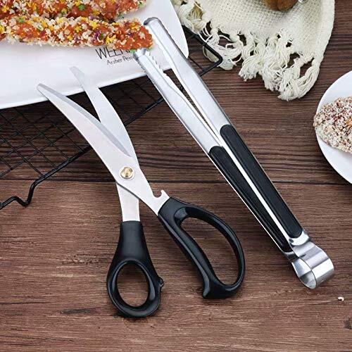 Korean Barbecue Scissors And Clip Set Bbq Scissors Bbq Tongs Kitchen