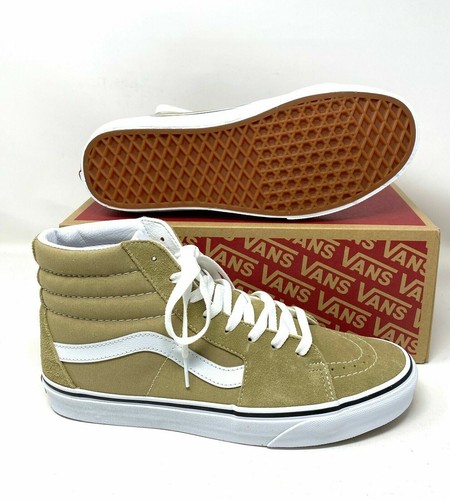 VANS Women\u0026#039;s High Top Sk8-Hi Cornstalk Brown Tan Sneakers Suede SB  VN0A4U3C7ZF | eBay
