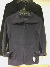 Calvin Klein Women’s Fleece Jacket Black, zip up Assorted sizes & colors NWT
