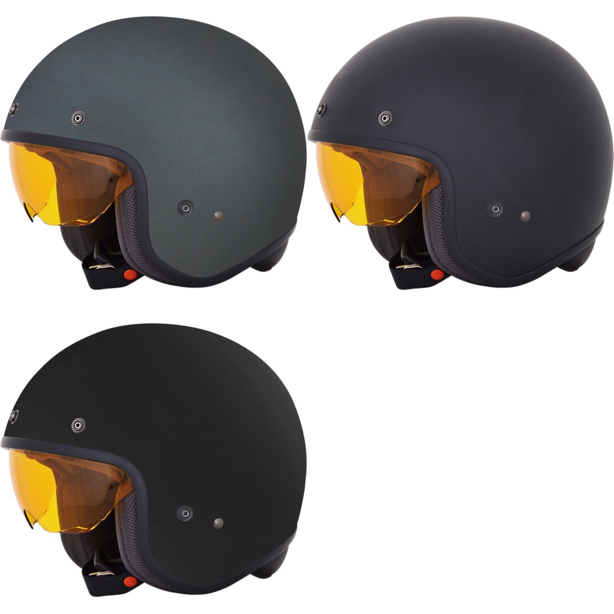 AFX FX-142Y Open Face Motorcycle Helmet S-L DOT Pick Color