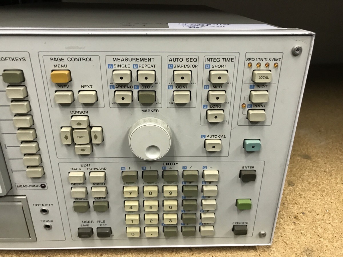4145A Semiconductor Parameter Analyzer Yokogawa Hewlett