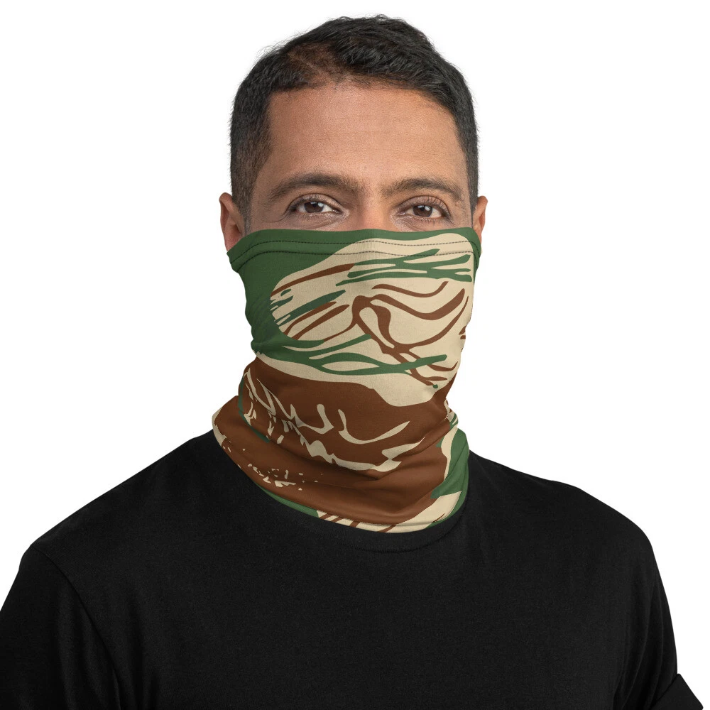 Rhodesian Brushstroke Camouflage v.2b Neck Gaiter