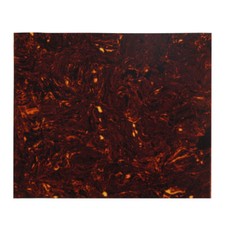 Acoustic Guitar Pickguard Blank Sheet Scratch Plate Brown Tortoise 20x17CM