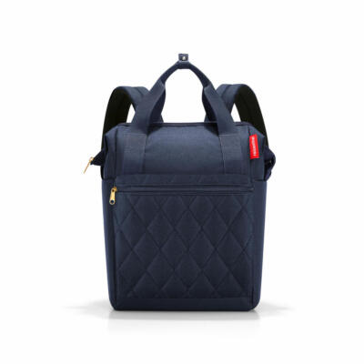 reisenthel allrounder R, Rucksack, Freizeittasche, Rhombus Midnight Gold, 12 L